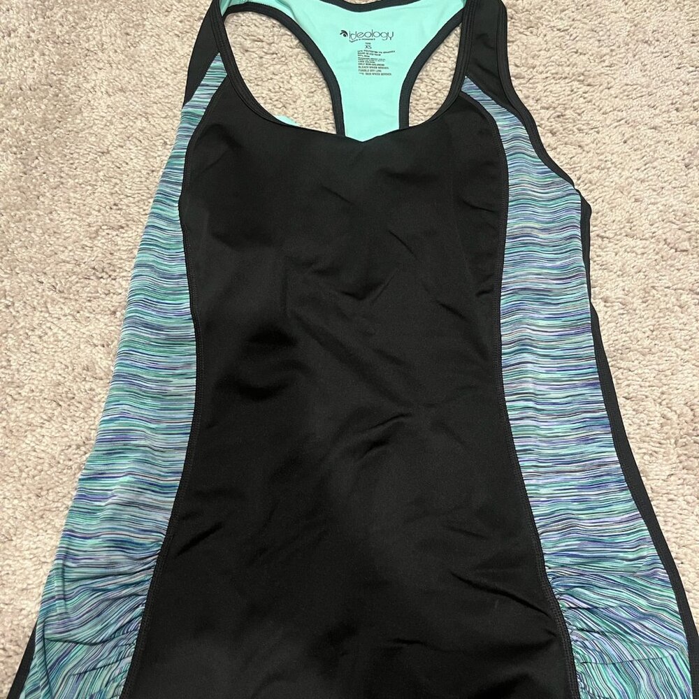 Ideology Women's Tank Top with Built In Shelf Bra (XS)